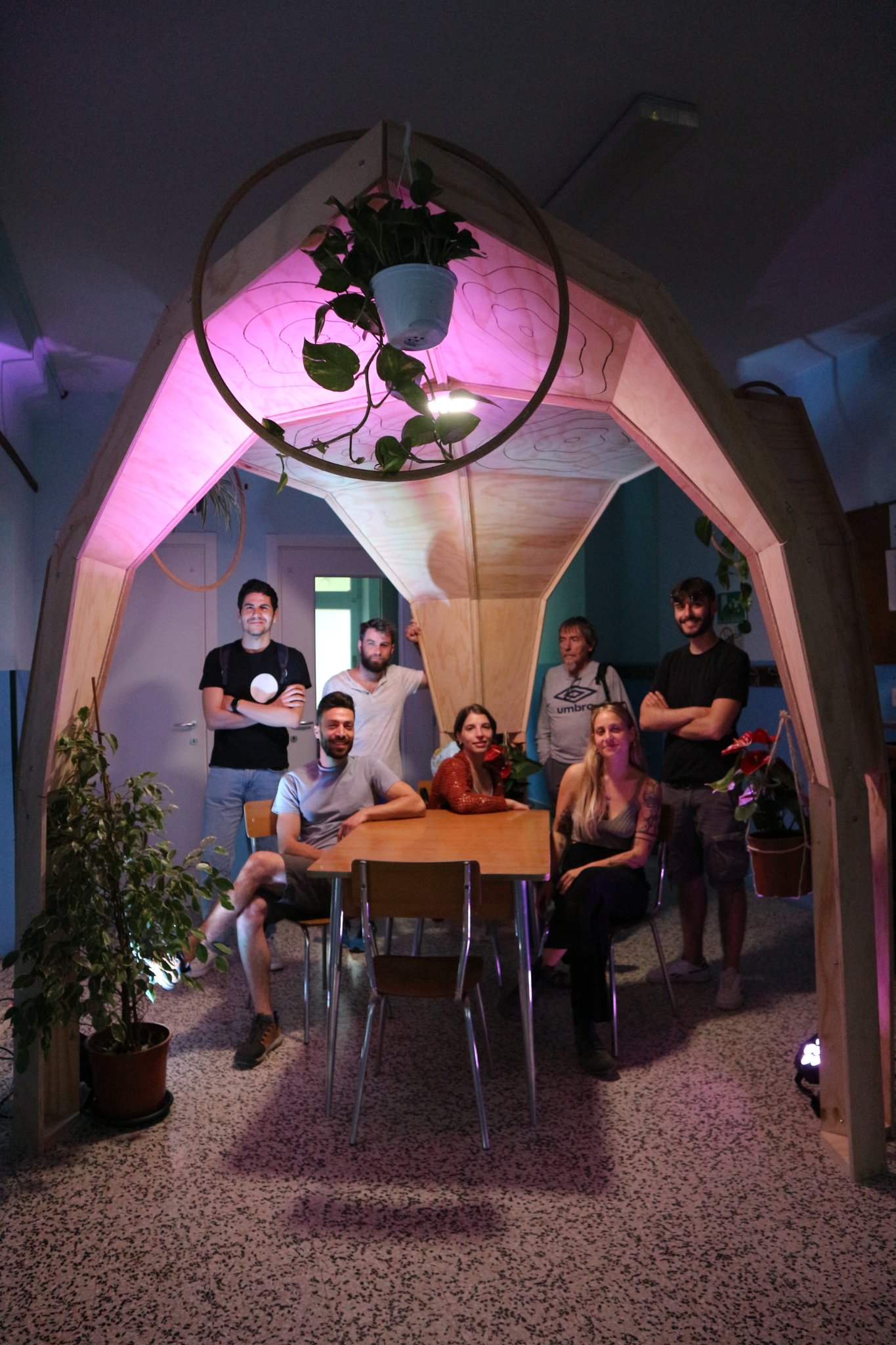 team costruttori del ws Hackustica