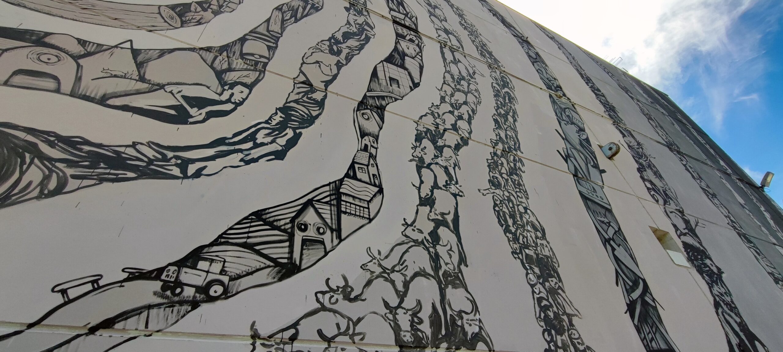 dettaglio murales Saint Marcel dettaglio murales Saint Marcel